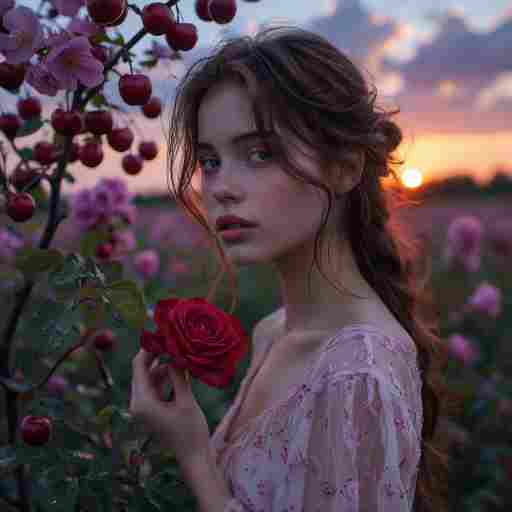 Сегодня срезали розу