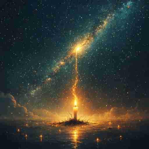 Падают звёзды ночью