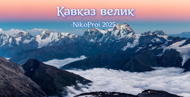 Кавказ велик 