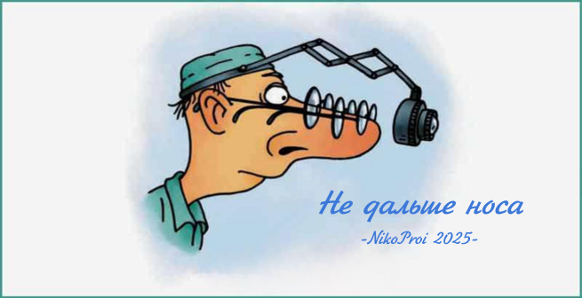 Не дальше носа