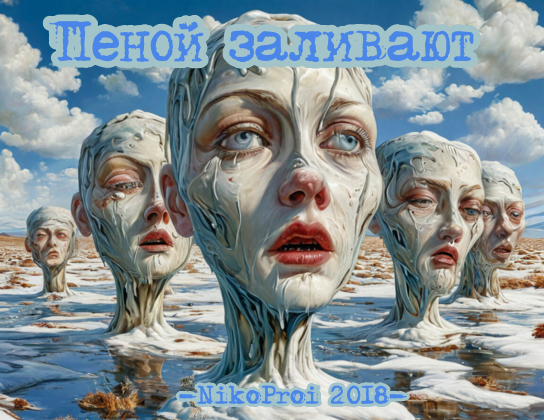 Пеной заливают