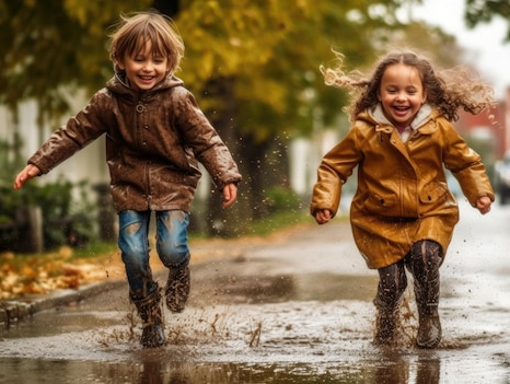 Бежали мы по улице