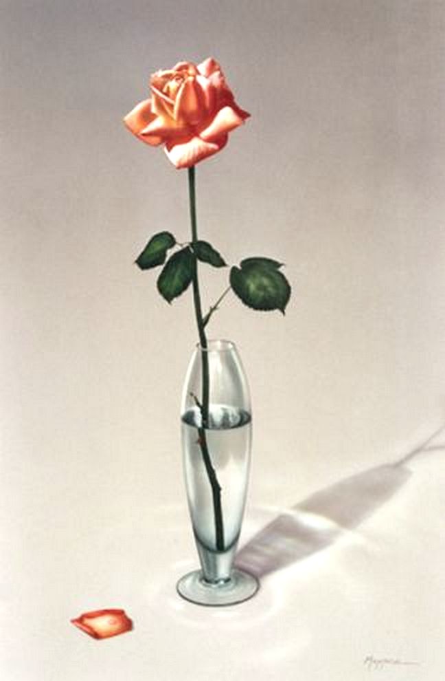 "Роза в вазе хрустальной..."