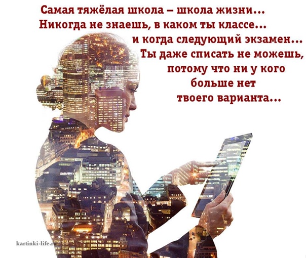 Жизнь — бесконечная школа